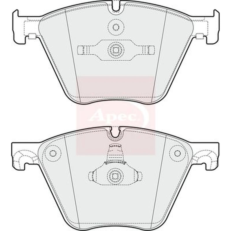 Apec Front Brake Pad Set PAD1750