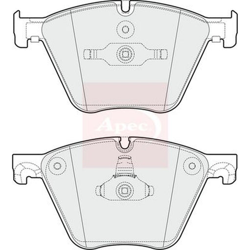 Apec Front Brake Pad Set fits BMW 5 Gran Turismo 2009-2017