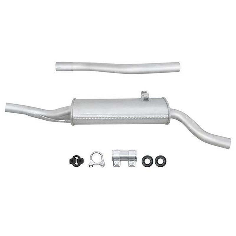 Hella End Silencer Rear fits VW Polo 1985-1994 1.0 1.3
