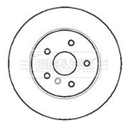 Borg & Beck Front Vented & Rear Vented Brake Discs & Pads fits BMW 7 2001-2008