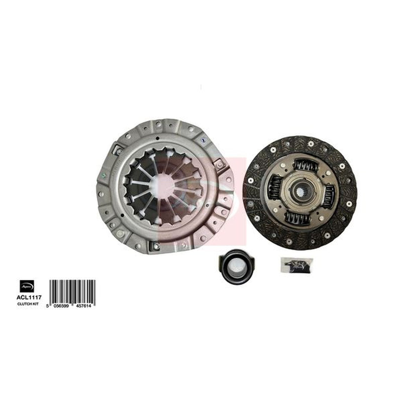 Apec Clutch Kit Set 3pc fits Opel Agila B 2008-2014 1.0