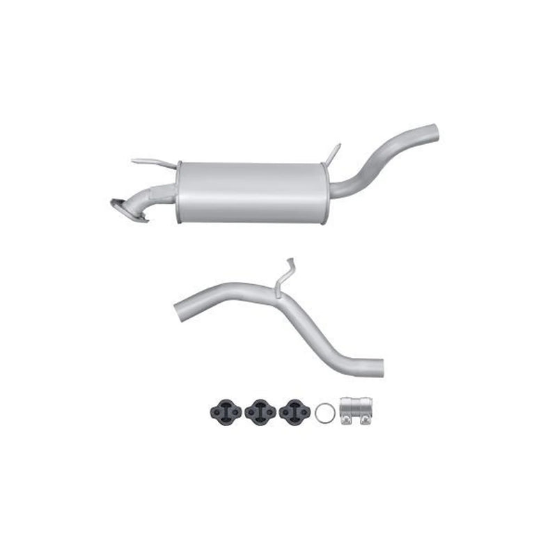 Hella End Silencer Rear fits Suzuki Wagon R+ 2001-2006 1.0 1.3