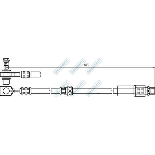 Apec Brake Hydraulic Hose Line Front BHO4231