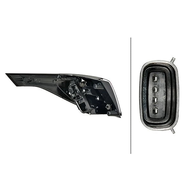 Hella Tail Light / Lamp PY21W Right fits Opel Crossland X 2017-2020 1.2 1.5 1.6