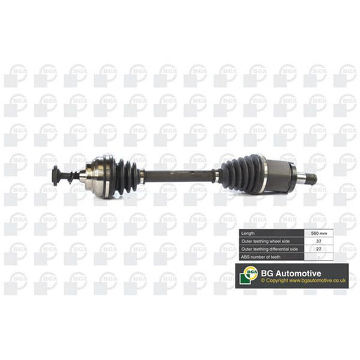 BGA CV Drive Shaft Driveshaft Front Left fits BMW 5 2010-2017