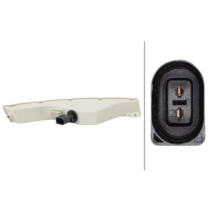 Hella Direction Indicator Light Left Front fits VW Passat B6 2005-2011