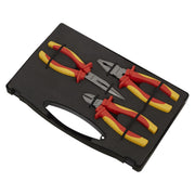 Sealey Pliers Set 3pc VDE Approved AK83452 Sealey - Dynamic Drive