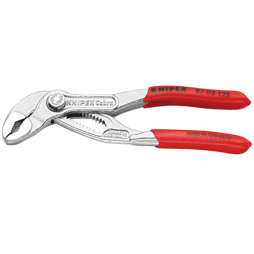 KNIPEX 87 03 125 Cobra® High-Tech Water Pump Pliers, 125mm - 87 03 125 - image 1