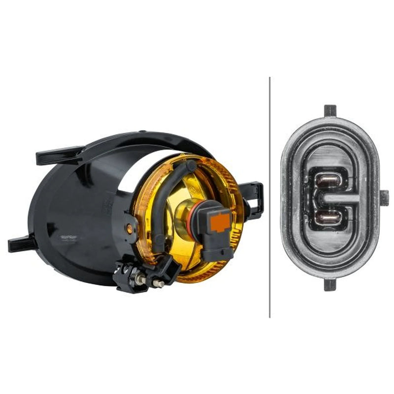 Hella Front Right Fog Light H8 fits Ford S-Max 2006-2014 1.6 1.8 2.0 2.2 2.3 2.5