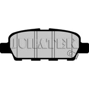Juratek Rear Brake Pad Set fits Infiniti Ex 2008 on