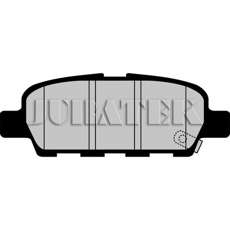 Juratek Rear Brake Pad Set fits Infiniti Ex 2008 on