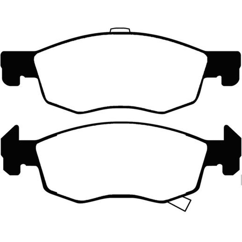 Abtex Front Brake Pad Set fits Opel Corsa E 2014-2019 1.0 1.2 1.3 1.4