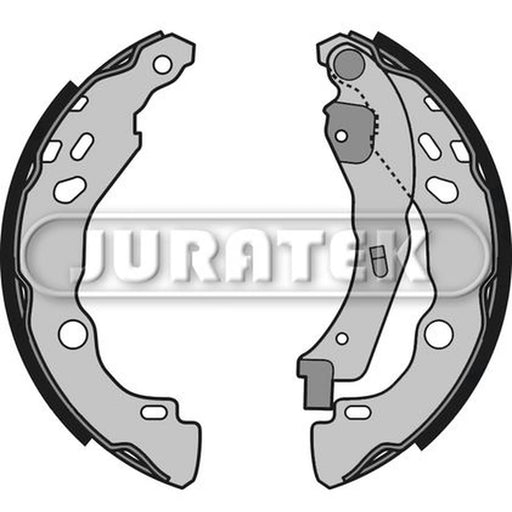 Juratek Brake Shoe Set Axle Kit Rear fits Citroën C-Elysee 2012-2018 1.2 1.5 1.6