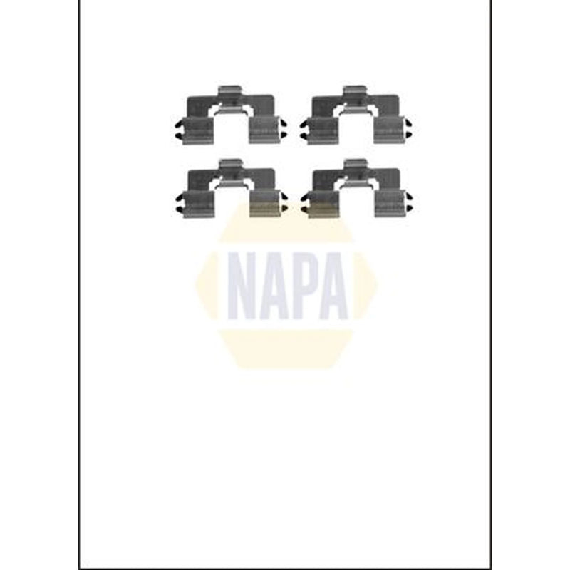 NAPA Brake Pad Accessory Fitting Kit Rear fits Mazda MX-5 1998-2005 1.6 1.8