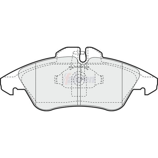 Fahren Front Brake Pad Set FBP3024