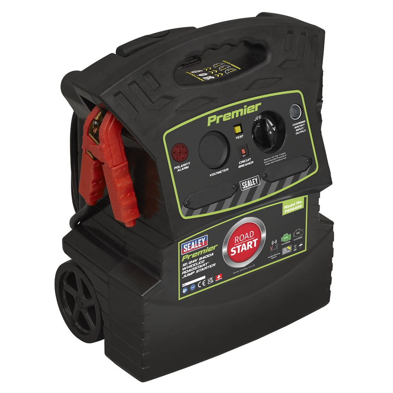 Sealey Premier 12/24V Premier RoadStart Jump Starter 6400A PRS6400 Sealey Premier - Dynamic Drive