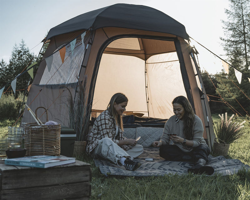 Easy Camp Sandland Yurt Tent Dark Sand 6 Person Easy Camp - Dynamic Drive