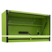 Superline Pro Superline PRO Black Edition Top Hutch & 2 Drawer Riser 1549mm Superline Pro - Dynamic Drive