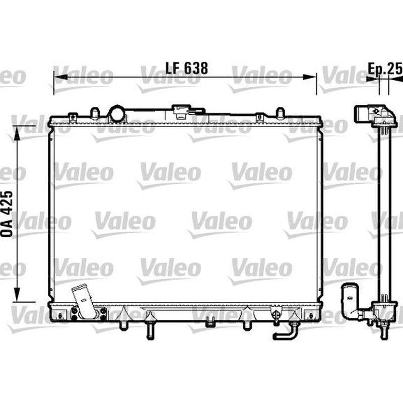 Valeo Engine Radiator 734144