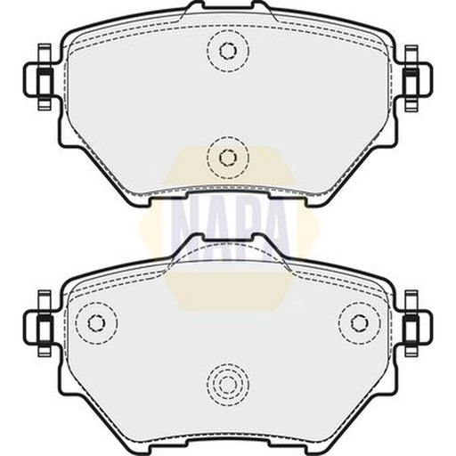 NAPA Rear Brake Pad Set fits Abarth 600E 2024 on