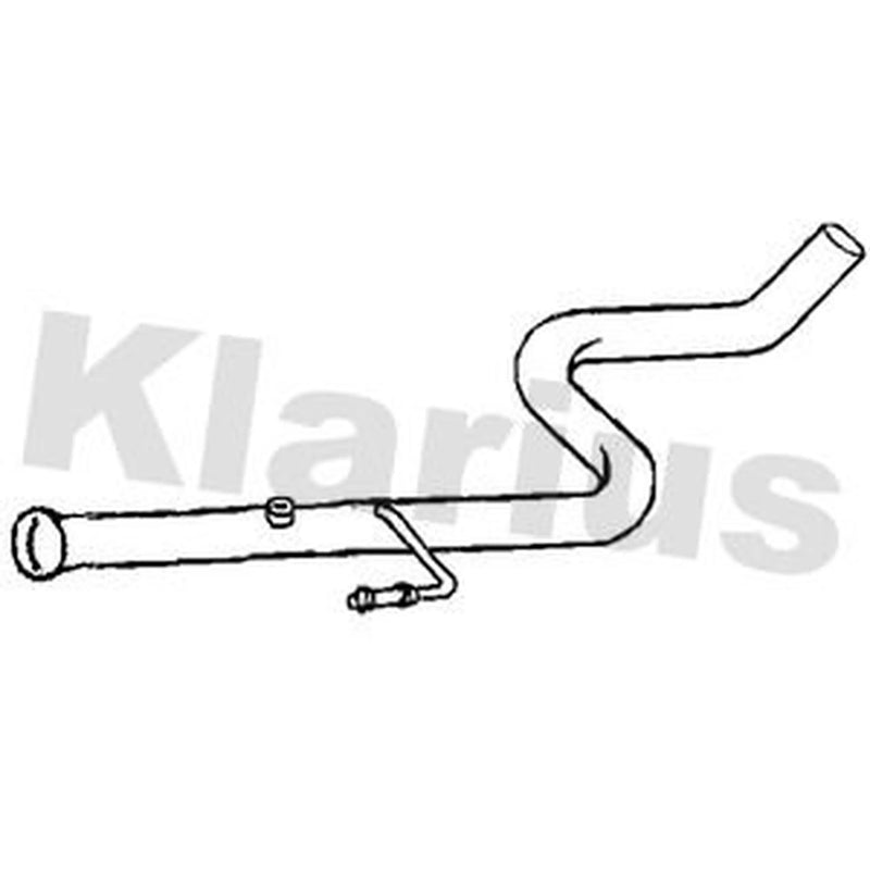 Klarius Exhaust Pipe OD fits Citroën C3 II 2014-2016 1.6