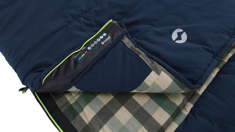 Outwell Camper Lux Deep Blue Single Sleeping Bag Outwell - Dynamic Drive