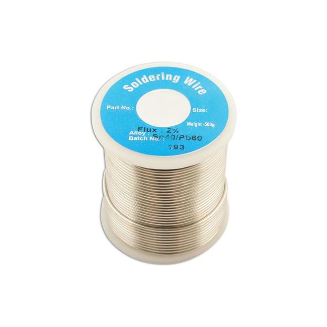 Tool Connection Solder Wire 18 SWG/1.2mm 0.5kg Reel 1pc 34947 Tool Connection - Dynamic Drive