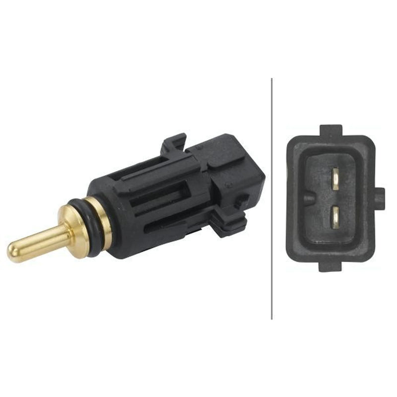 Hella Coolant Temperature Sensor fits BMW 1 2006-2013