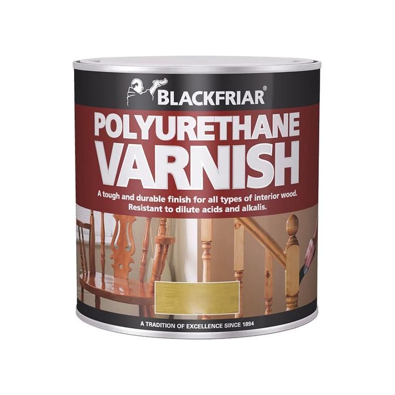Blackfriar Polyurethane Varnish P45 Medium Oak Gloss 500ml Blackfriar - Town Tools