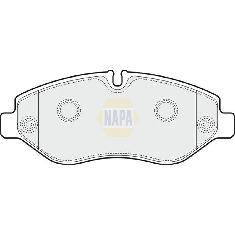 NAPA Front Brake Pad Set fits Iveco Daily IV 2006-2011