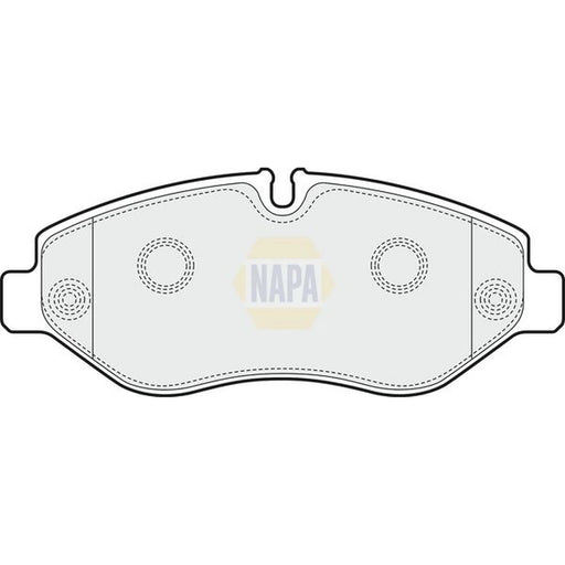 NAPA Front Brake Pad Set fits Iveco Daily IV 2006-2011