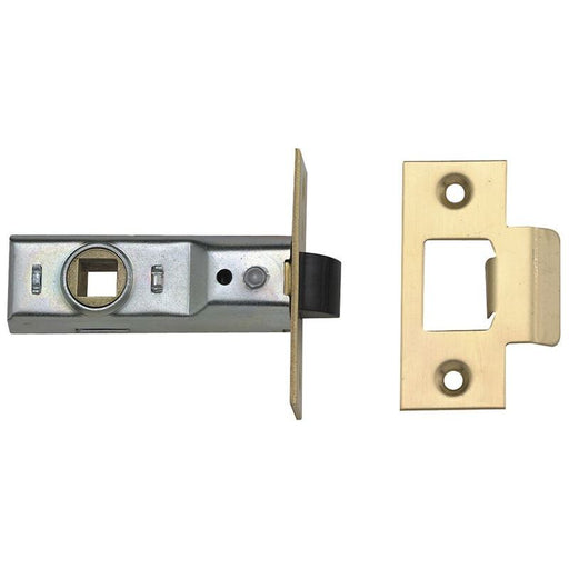 Union Tubular Mortice Latch 2648 Silver Enamel 76mm 3in Box UNION - Dynamic Drive