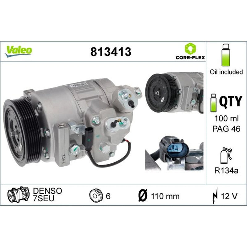 Valeo Air Conditioning Compressor 813413