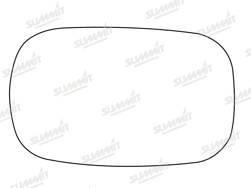 Summit Stick-On Commercial Mirror Glass fits Fiat Dobl?? 01 on LHS RHS Summit - Bars 4 Cars