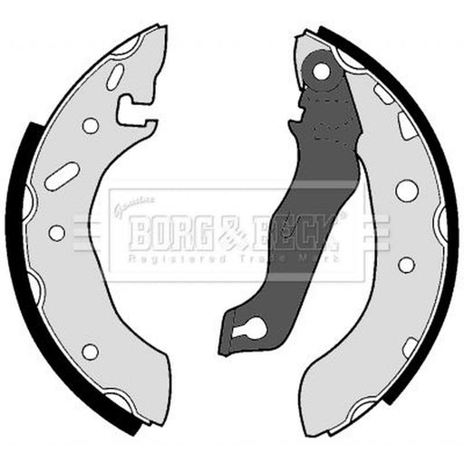 Borg & Beck Brake Shoe Set Axle Kit BBS6256