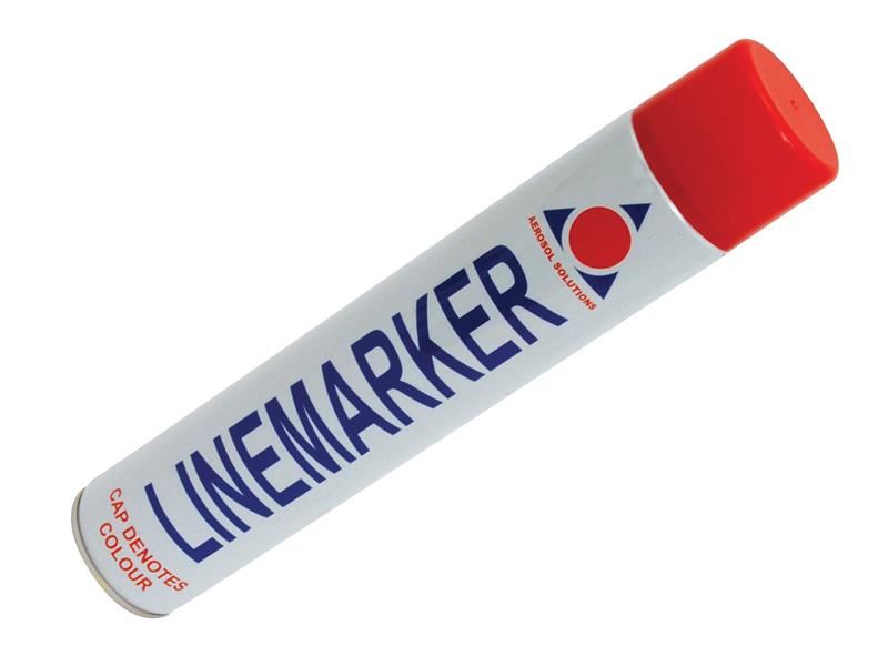 Aerosol 0902 Line Marking Spray Paint Red 750ml Aerosol - Town Tools
