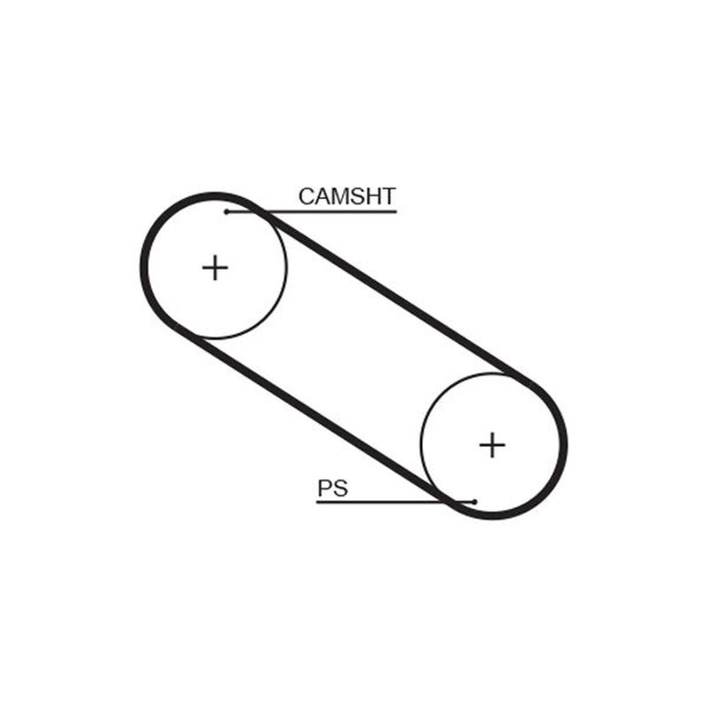 Gates Timing Belt Cambelt 68 Teeth fits Fiat 131 1980-1984 1.4 2.0