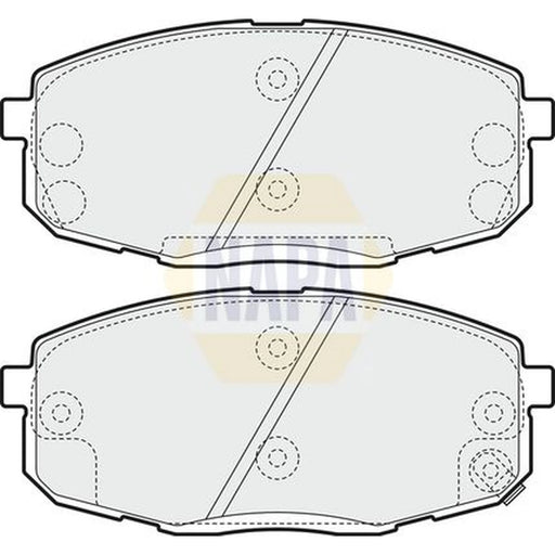 NAPA Front Brake Pad Set NBP1403