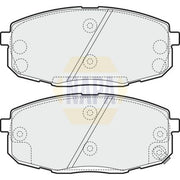 NAPA Front & Rear Brake Discs & Pads fits Kia Pro Cee'D 2008-2013 1.4 1.6 2.0