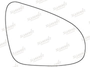 Summit Stick-On Standard Mirror Glass fits Toyota Avensis 15 on RHS Summit - Bars 4 Cars