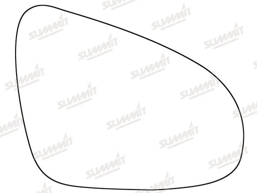 Summit Stick-On Standard Mirror Glass fits Toyota Avensis 15 on RHS Summit - Bars 4 Cars