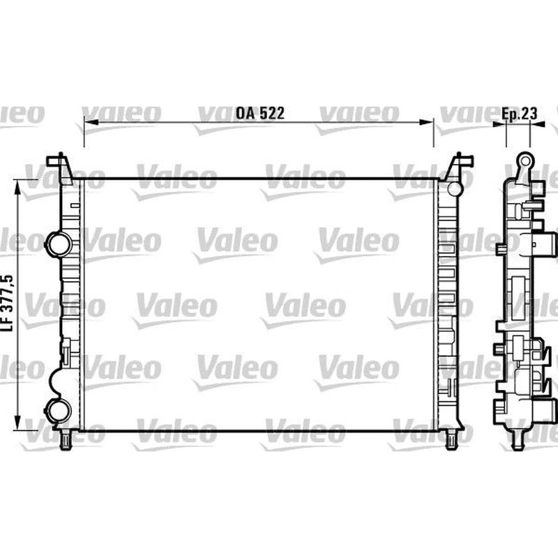 Valeo Engine Radiator 732948