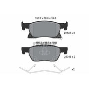 Textar Front Brake Pad Set 2234201