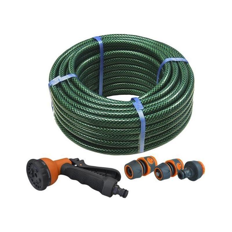 Faithfull PVC Reinforced Hose 15m Fittings & Spray Gun Faithfull - NN4 Online