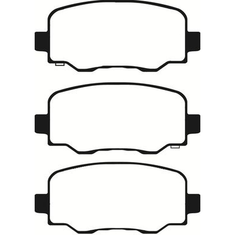 Abtex Rear Brake Pad Set fits Alfa Romeo Tonale 2022 on 1.5 1.6