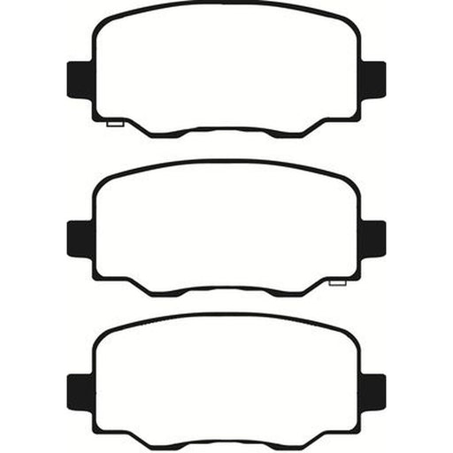 Abtex Rear Brake Pad Set fits Alfa Romeo Tonale 2022 on 1.5 1.6