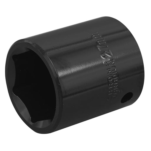 Sealey Impact Socket 27mm 1/2"Sq Drive IS1227 Sealey - Dynamic Drive