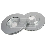 Borg & Beck Front Brake Vented Discs & Pads fits Mercedes-Benz E-Class T-Model