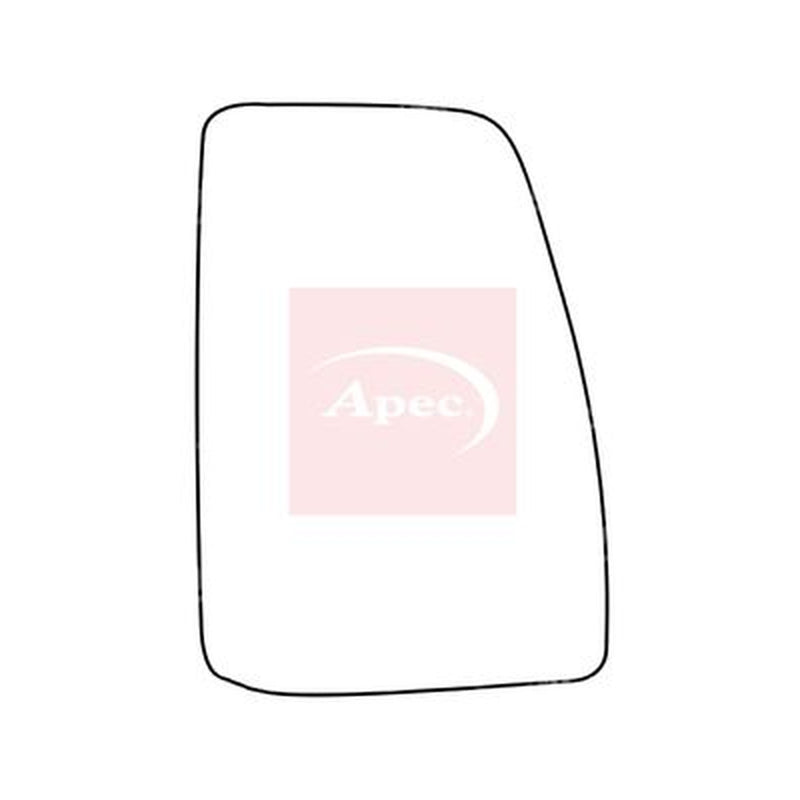 Apec Exterior Wing Mirror Glass Right fits Ford Tourneo Custom V362 Bus