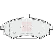 Apec Front Brake Pad Set fits Hyundai Elantra III 2000-2006 1.6 1.8 2.0